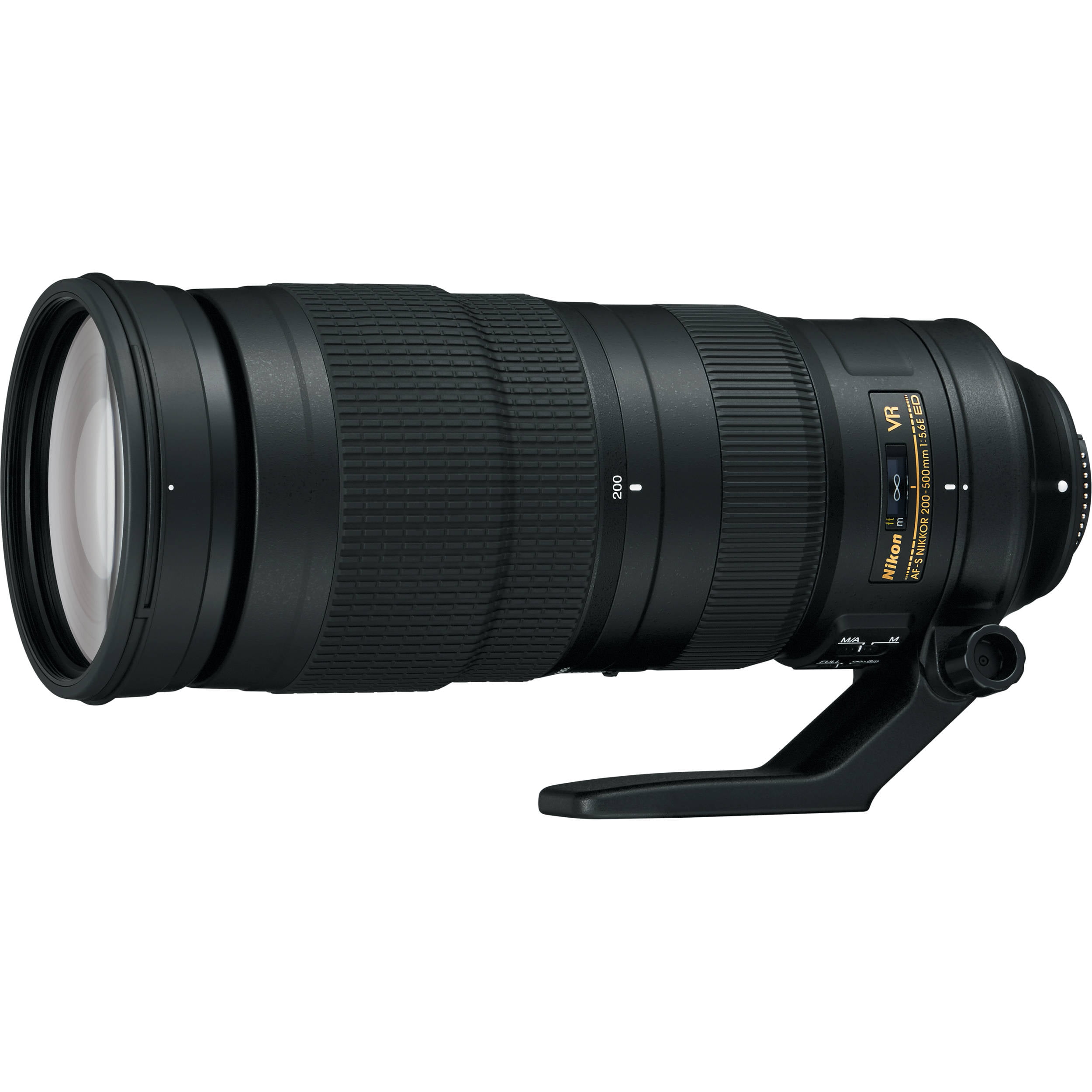 Nikon AF-S NIKKOR 200-500mm f/5.6E ED VR Lens - Black