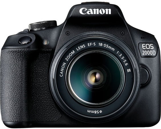 Canon EOS 2000D / Rebel T7 DSLR Camera w/ 18-55mm DC III Lens