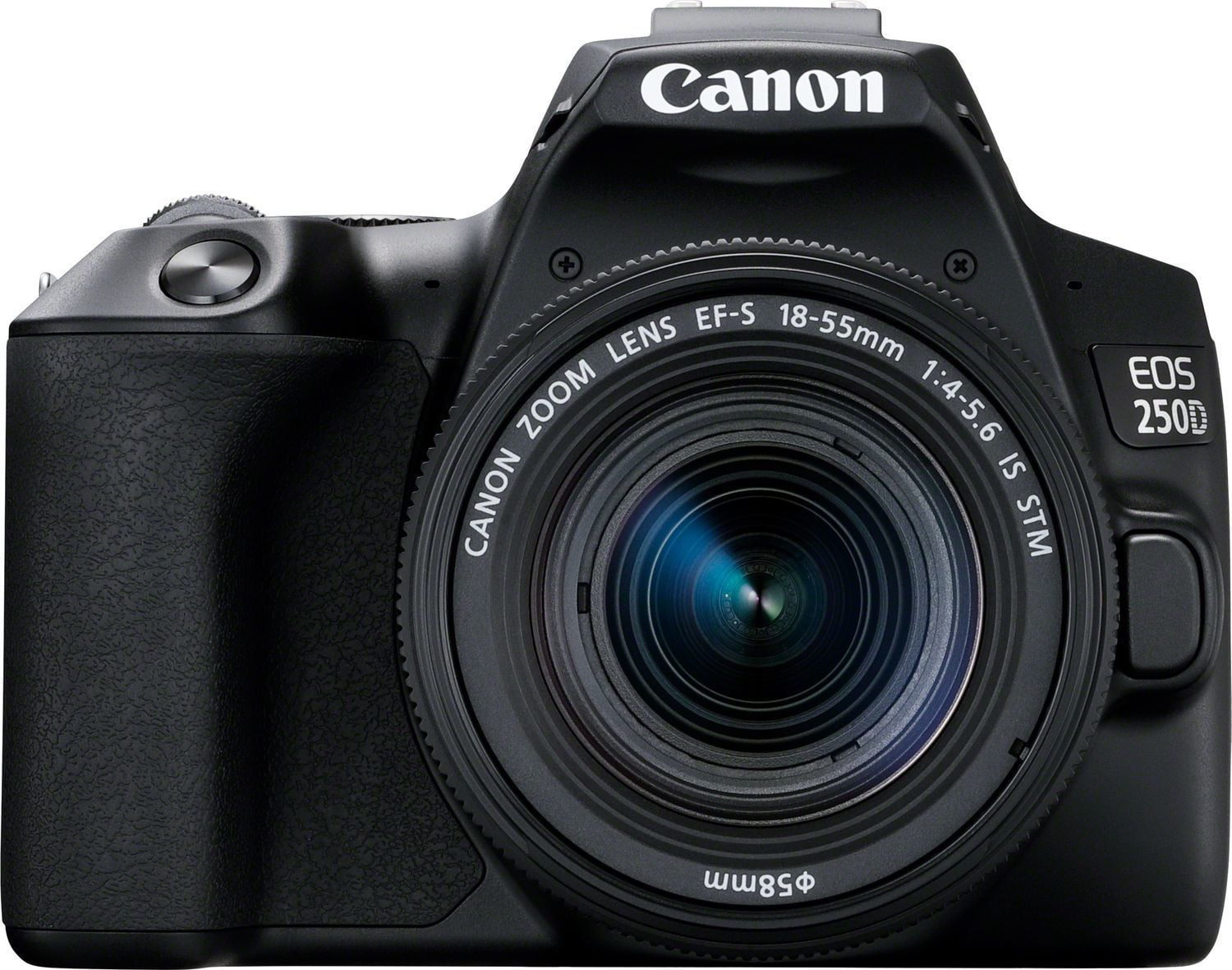 Canon EOS 250D (Rebel SL3) DSLR Camera w/ 18-55mm IS STM Lens (International Model)